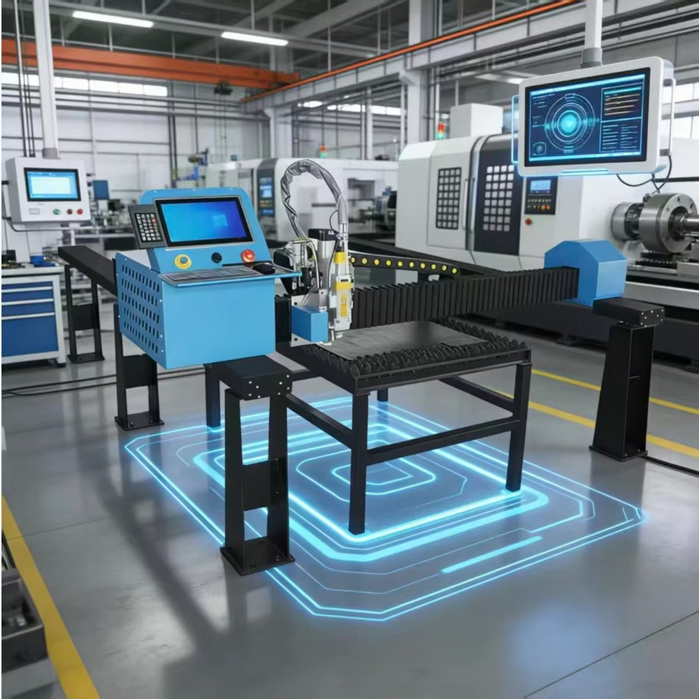 Industrial Laser Metal Cutter - Industrial Portable Gantry CNC Automatic Hiwin
