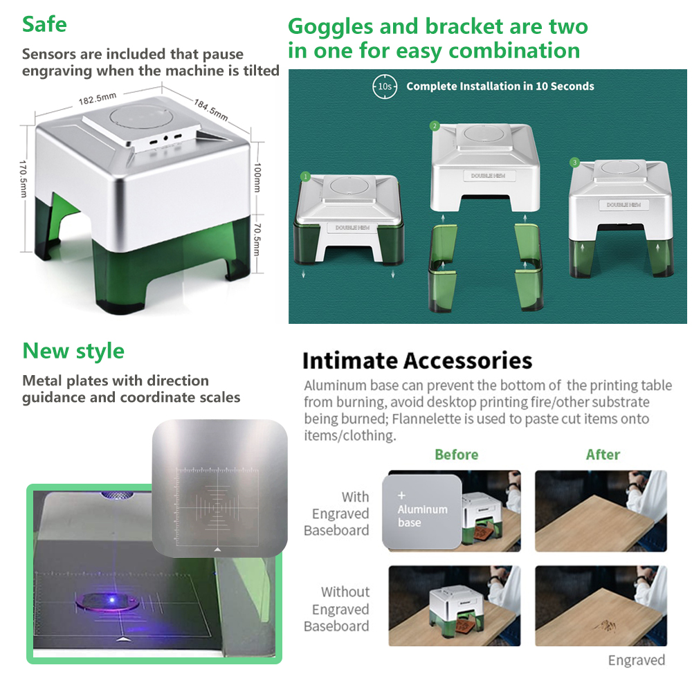 3W Mini Laser Engraver Portabl - Industrial Handheld Laser Engraver review and price