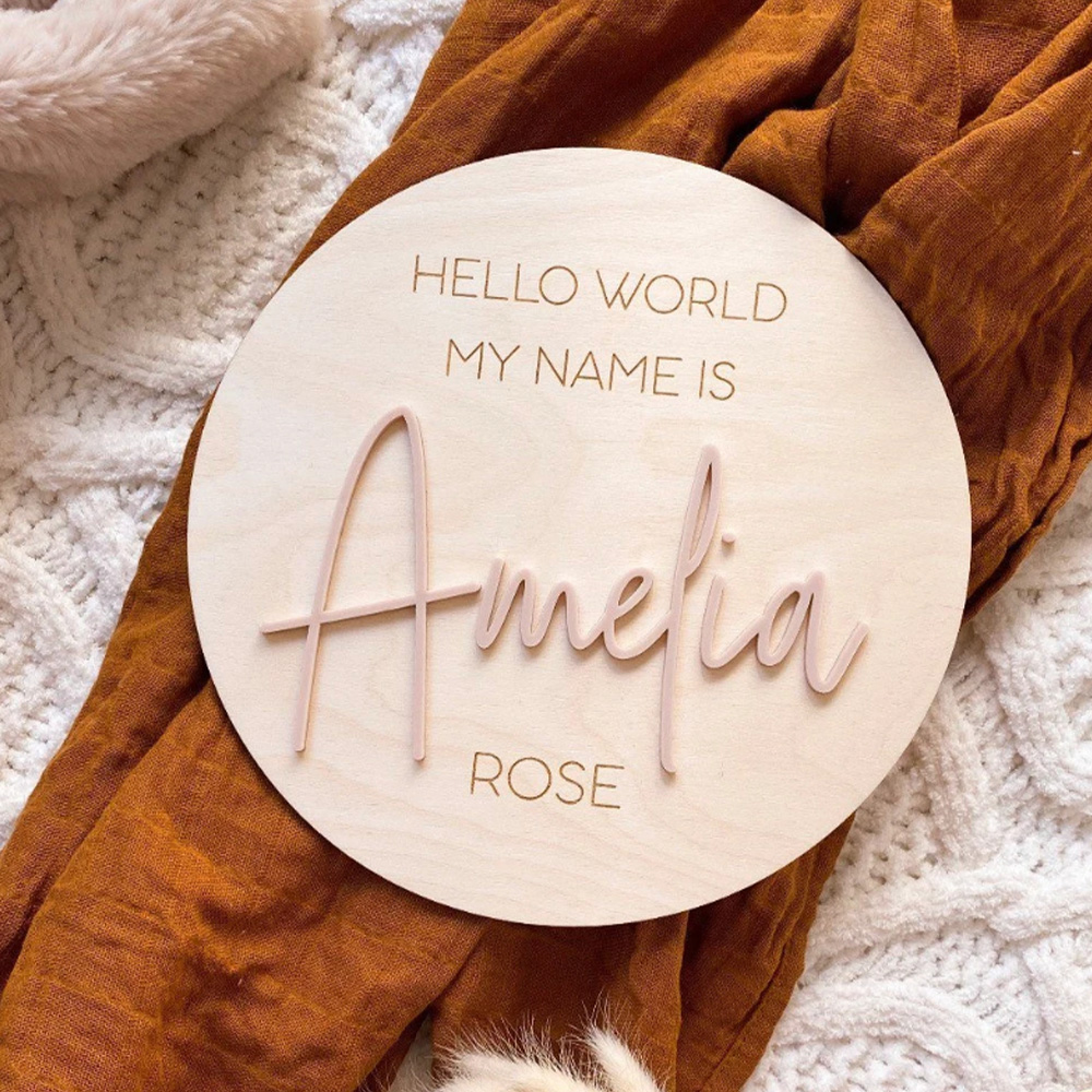 Personalised Wooden Hello Worl - Industrial Laser Marker review and price