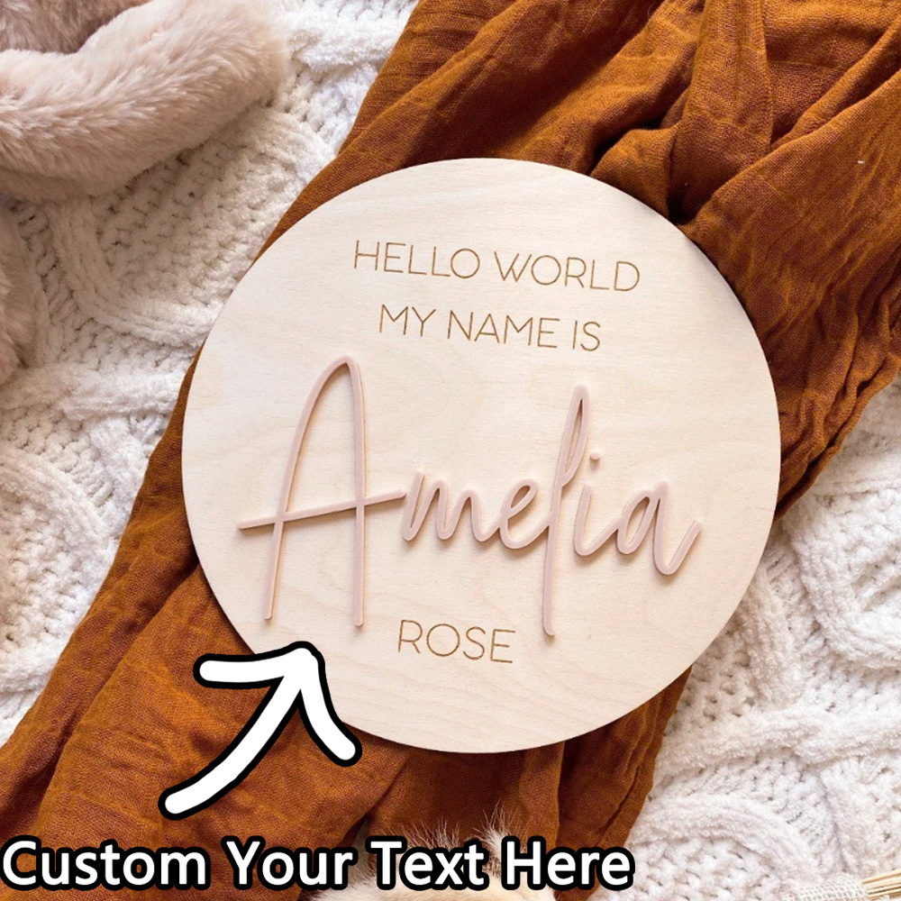 Personalised Wooden Hello Worl - Industrial Laser Marker review and price