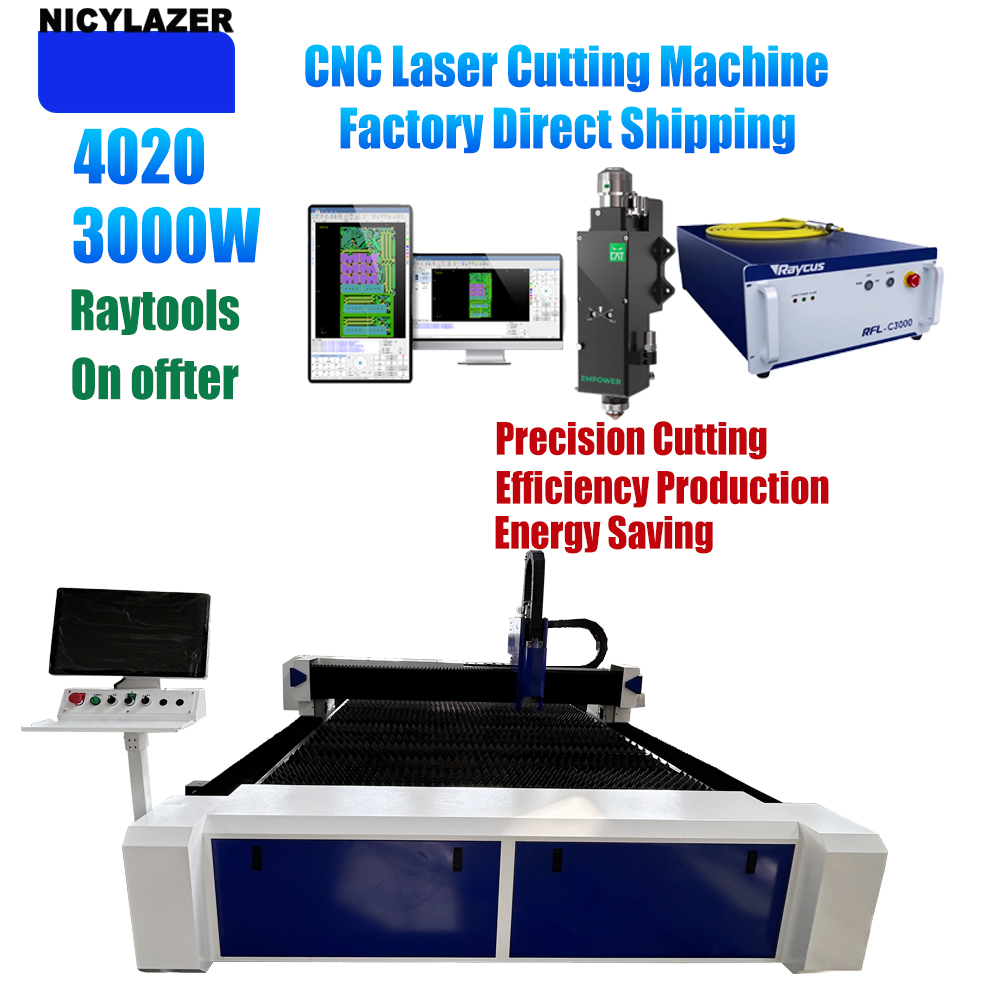 NICYLAZER CNC 3000W 4020 Fiber - Industrial Laser Metal Cutter review and price
