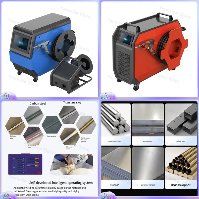 Four-in-One Air-Cooled Laser W - Industrial Handheld Laser Welder review and price