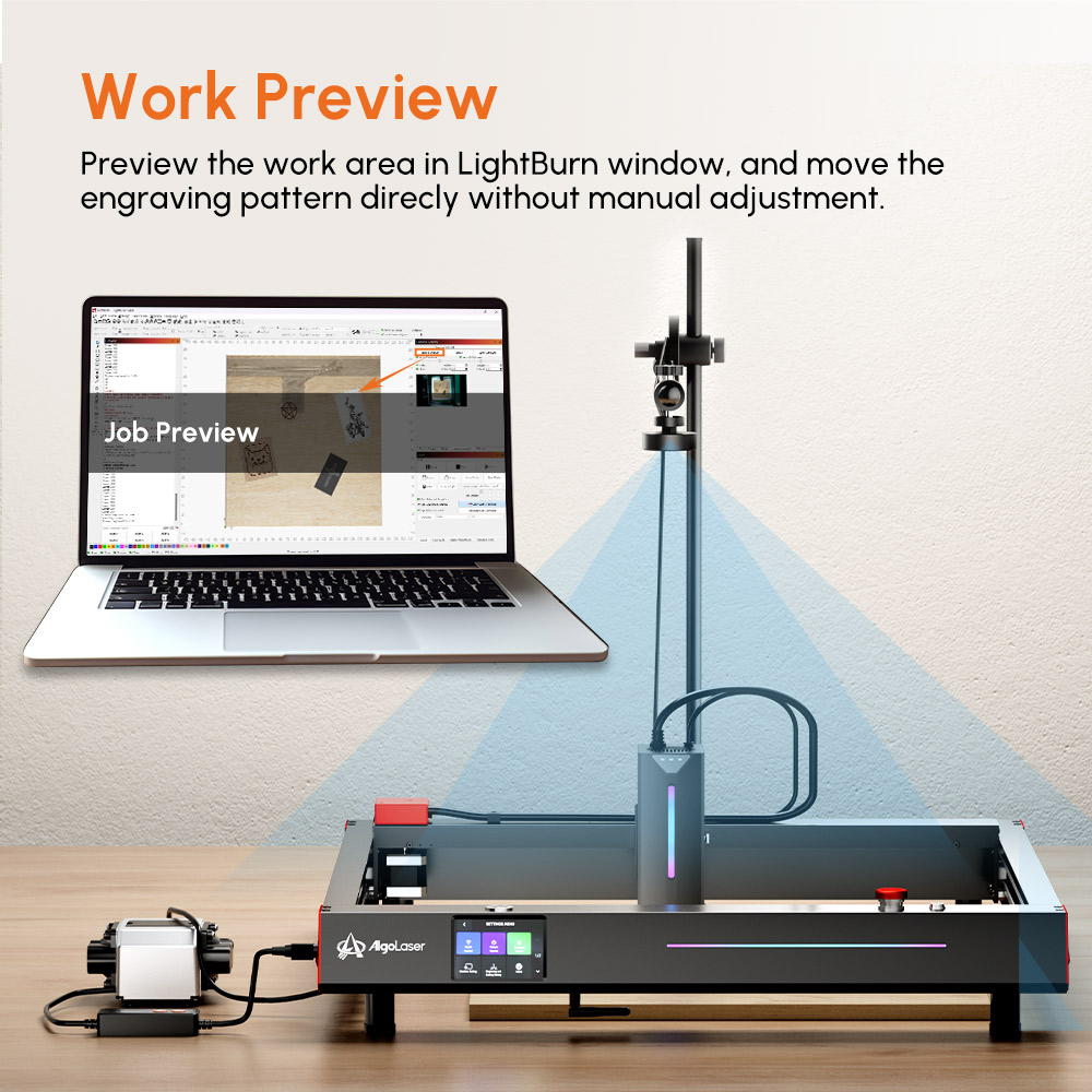 AlgoLaser Lightburn Camera Kit - Industrial Laser Sensor review and price