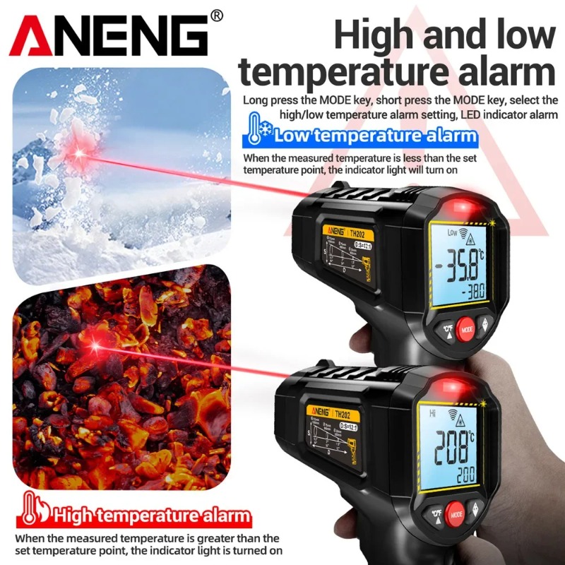 ANENG TH202 Industrial Handhel - Industrial Infrared Laser review and price
