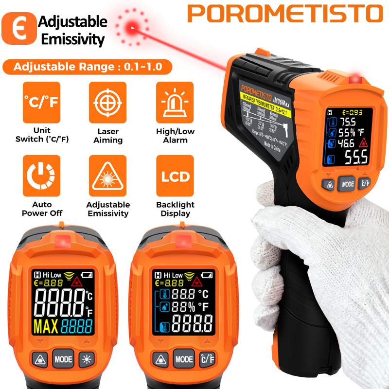 -50~380C Infrared Thermometer  - Industrial Infrared Laser review and price