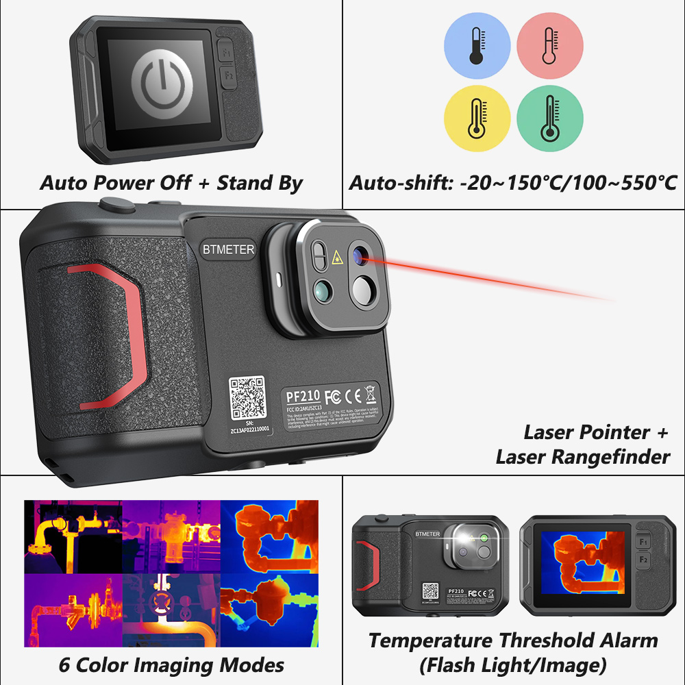 256x192 Thermal Camera Guide H - Industrial Infrared Laser review and price